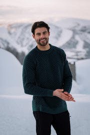 Finse 3D Ullgenser - Skogsgrønn